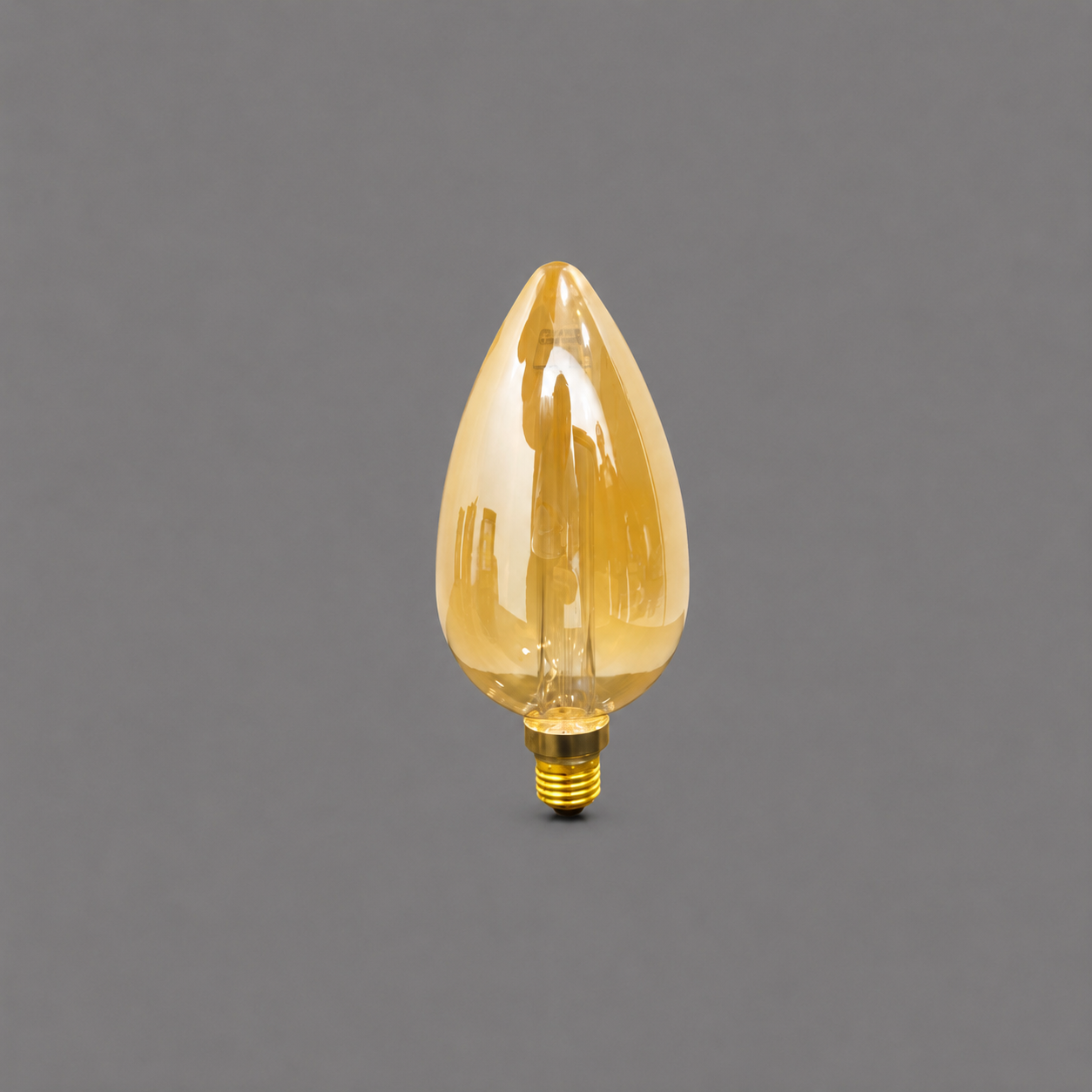 Amber LED Decorative Bulb 3W Dimmable | E27 | 2000K