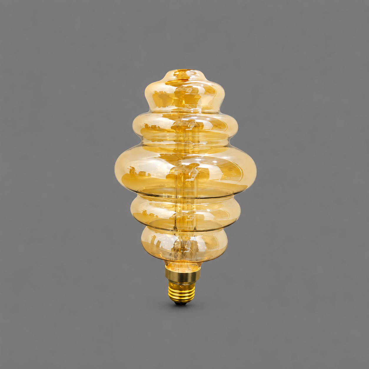 Amber LED Decorative Bulb 3W Dimmable | E27 | 2000K