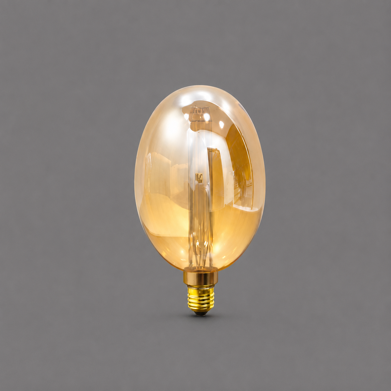 Amber LED Decorative Bulb 3W Dimmable | E27 | 2000K