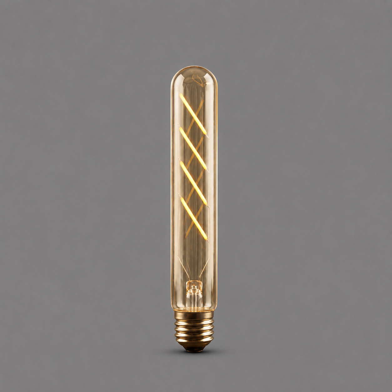 LED Filament Tube Bulb – 4W E27 2700K (Amber/Clear) – 18.5cm