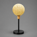 Woven Globe Table Lamp