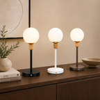 Frosted Globe Table Lamp